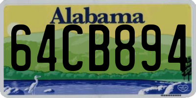 AL license plate 64CB894
