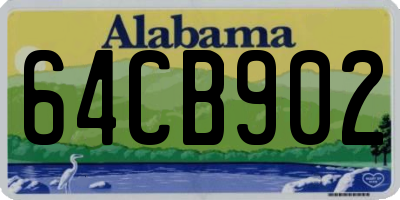 AL license plate 64CB902