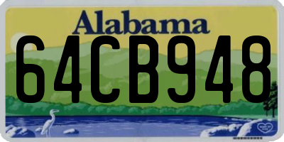 AL license plate 64CB948