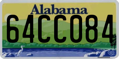 AL license plate 64CC084
