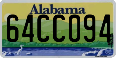 AL license plate 64CC094