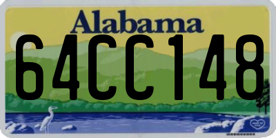 AL license plate 64CC148