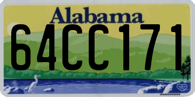 AL license plate 64CC171