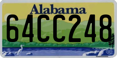 AL license plate 64CC248