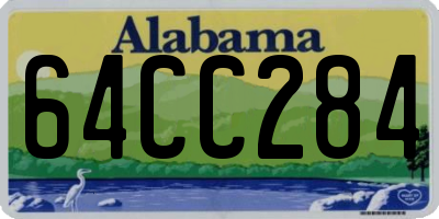 AL license plate 64CC284