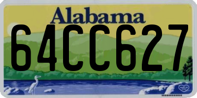 AL license plate 64CC627