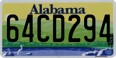 AL license plate 64CD294
