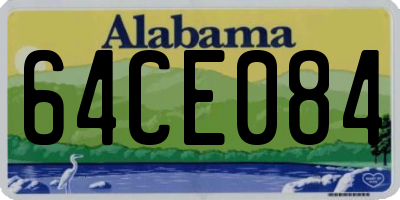 AL license plate 64CE084
