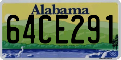 AL license plate 64CE291