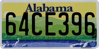 AL license plate 64CE396