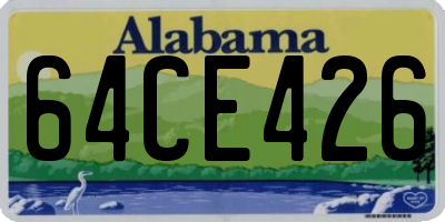 AL license plate 64CE426