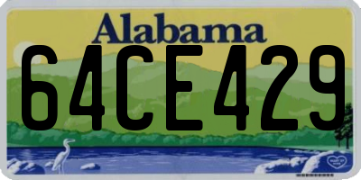 AL license plate 64CE429