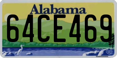 AL license plate 64CE469