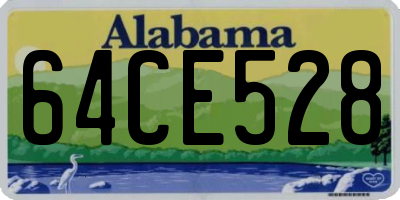 AL license plate 64CE528