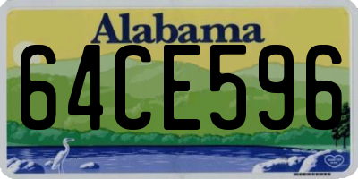 AL license plate 64CE596