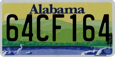 AL license plate 64CF164