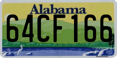AL license plate 64CF166