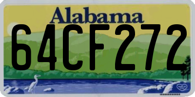 AL license plate 64CF272