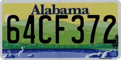 AL license plate 64CF372