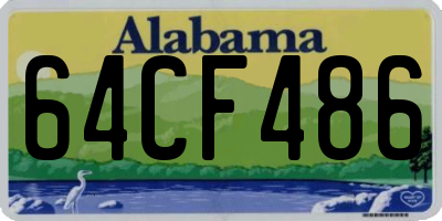 AL license plate 64CF486