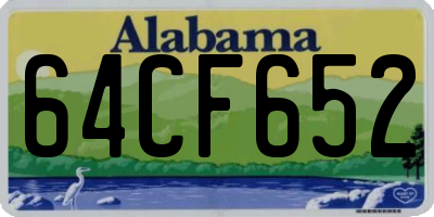 AL license plate 64CF652
