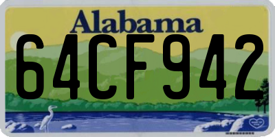 AL license plate 64CF942