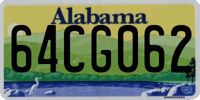 AL license plate 64CG062