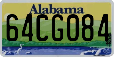 AL license plate 64CG084
