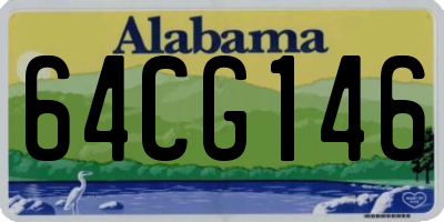 AL license plate 64CG146