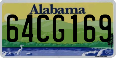 AL license plate 64CG169