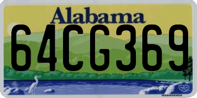 AL license plate 64CG369