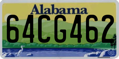 AL license plate 64CG462