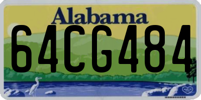 AL license plate 64CG484