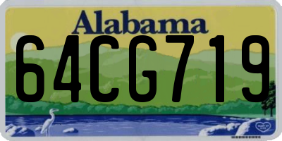 AL license plate 64CG719