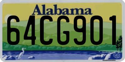 AL license plate 64CG901