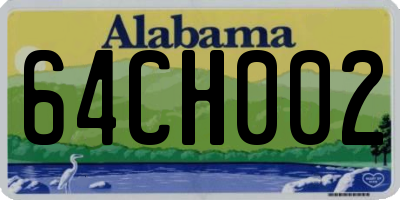 AL license plate 64CH002