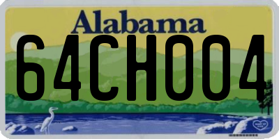 AL license plate 64CH004