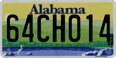 AL license plate 64CH014