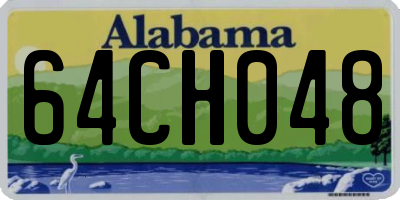 AL license plate 64CH048