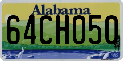 AL license plate 64CH050