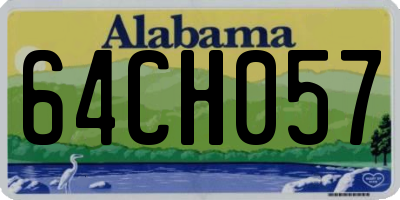 AL license plate 64CH057