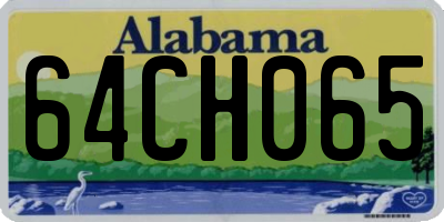 AL license plate 64CH065