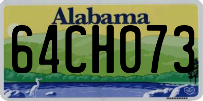 AL license plate 64CH073