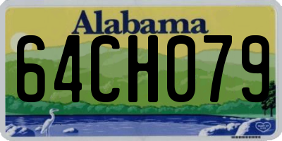 AL license plate 64CH079