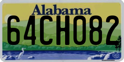 AL license plate 64CH082