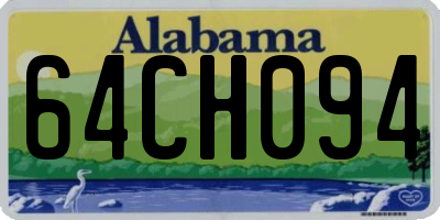AL license plate 64CH094