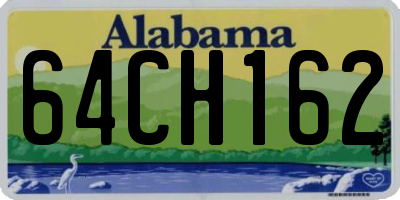 AL license plate 64CH162