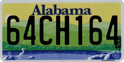 AL license plate 64CH164