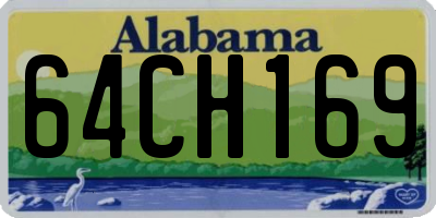 AL license plate 64CH169