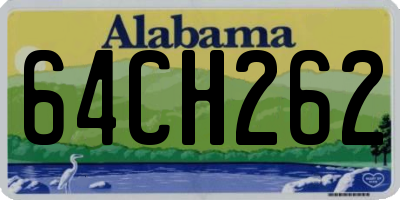 AL license plate 64CH262